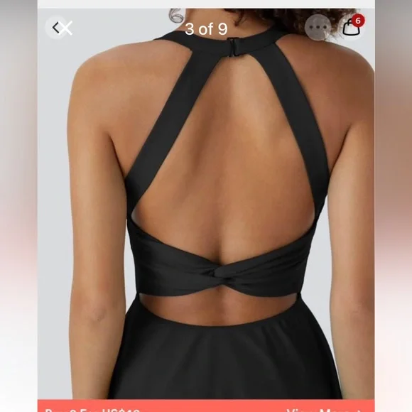 HALARA. Black on-piece SWIMSUIT. Size SMALL. BNWT - Picture 5 of 8